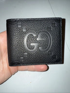 Gucci Bi-Fold Wallet | Men’s Jumbo GG Black Italian Leather