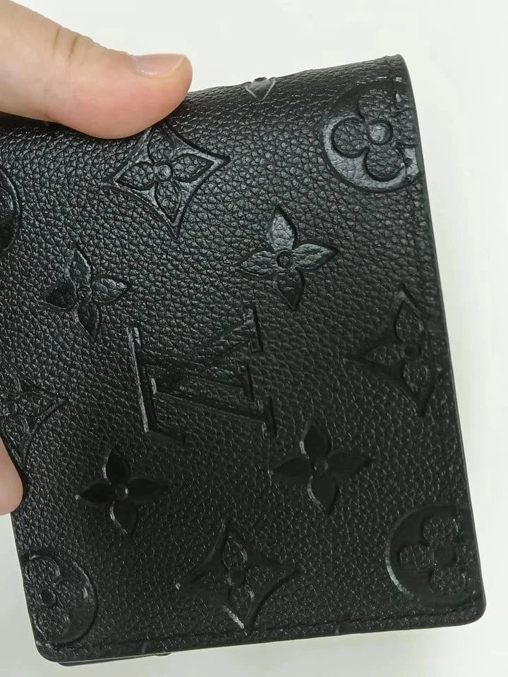 Louis Vuitton Men’s Monogram Macassar Canvas Wallet – Black & Brown | Authentic Designer
