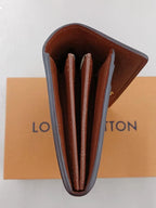 Louis Vuitton Women’s Long Wallet – Sarah Monogram Brown Coated Canvas