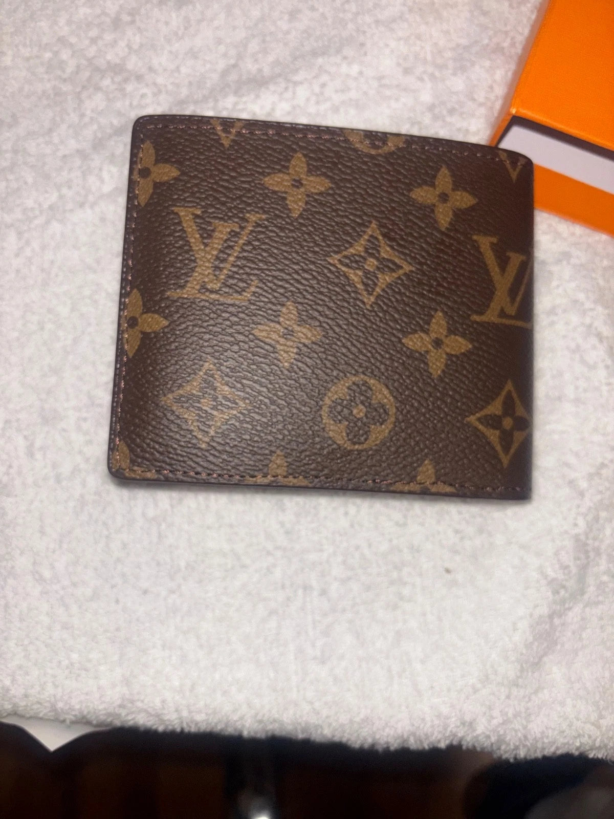 Louis Vuitton Men’s Monogram Macassar Canvas Wallet – Black & Brown | Authentic Designer