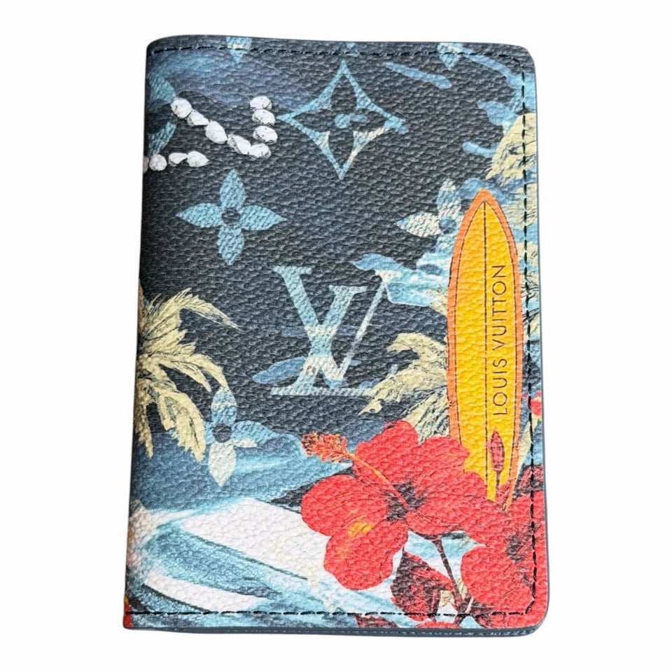 Louis Vuitton Bifold Wallet – Monogram Surfin’ Blue Pocket Organizer.