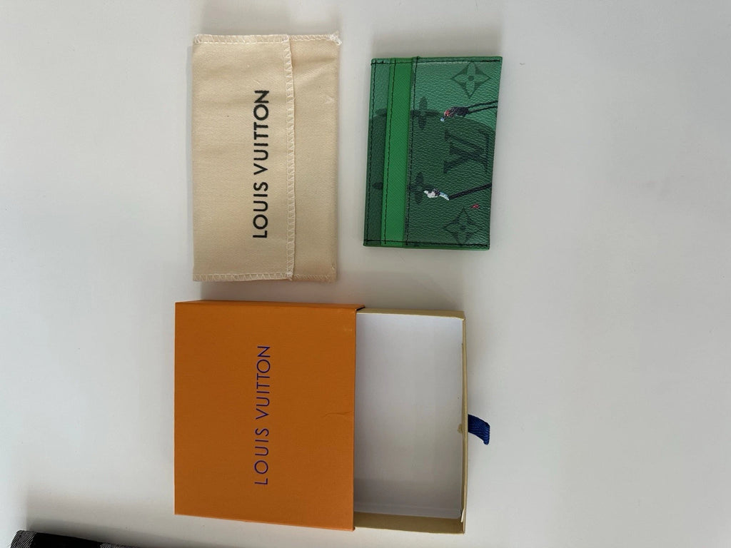 Louis Vuitton Men’s Golf Double Card Holder | Premium Leather