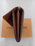 Louis Vuitton Women’s Long Wallet – Sarah Monogram Brown Coated Canvas