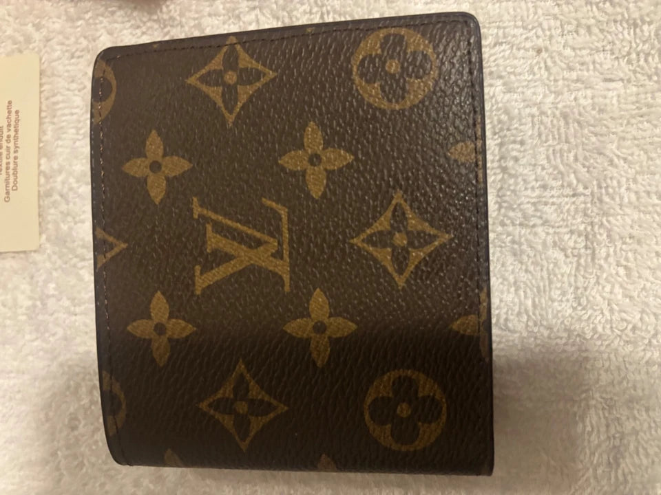 Louis Vuitton Men’s Monogram Macassar Canvas Wallet – Black & Brown | Authentic Designer
