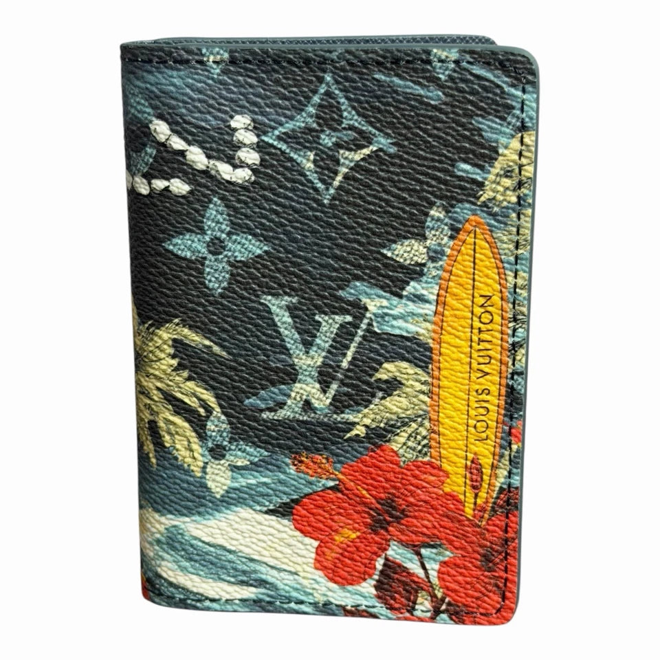 Louis Vuitton Bifold Wallet – Monogram Surfin’ Blue Pocket Organizer.