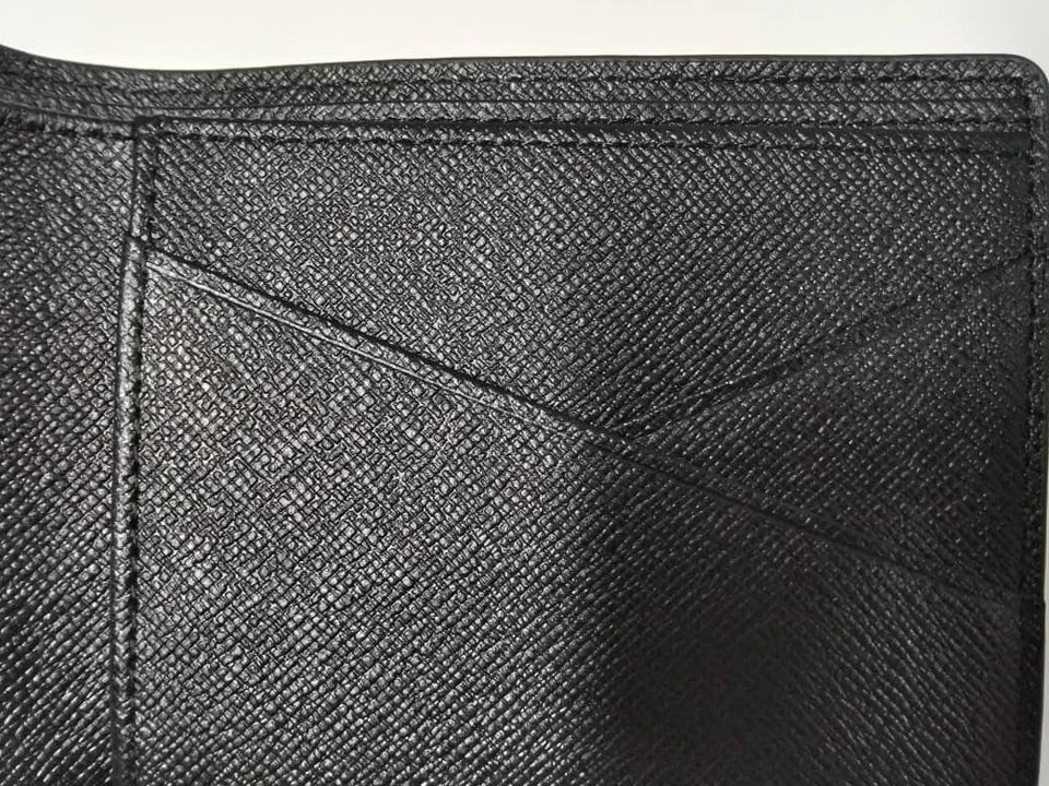 Louis Vuitton Men’s Monogram Macassar Canvas Wallet – Black & Brown | Authentic Designer