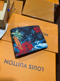 Louis Vuitton Bifold Wallet – Monogram Surfin’ Blue Pocket Organizer.