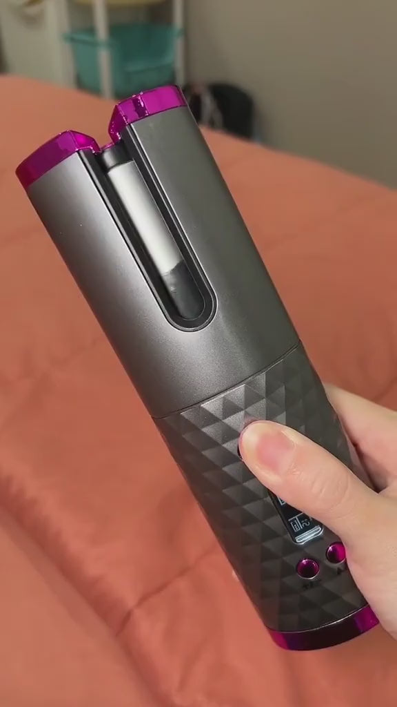Wireless Automatic Curling Iron with Rechargeable Battery