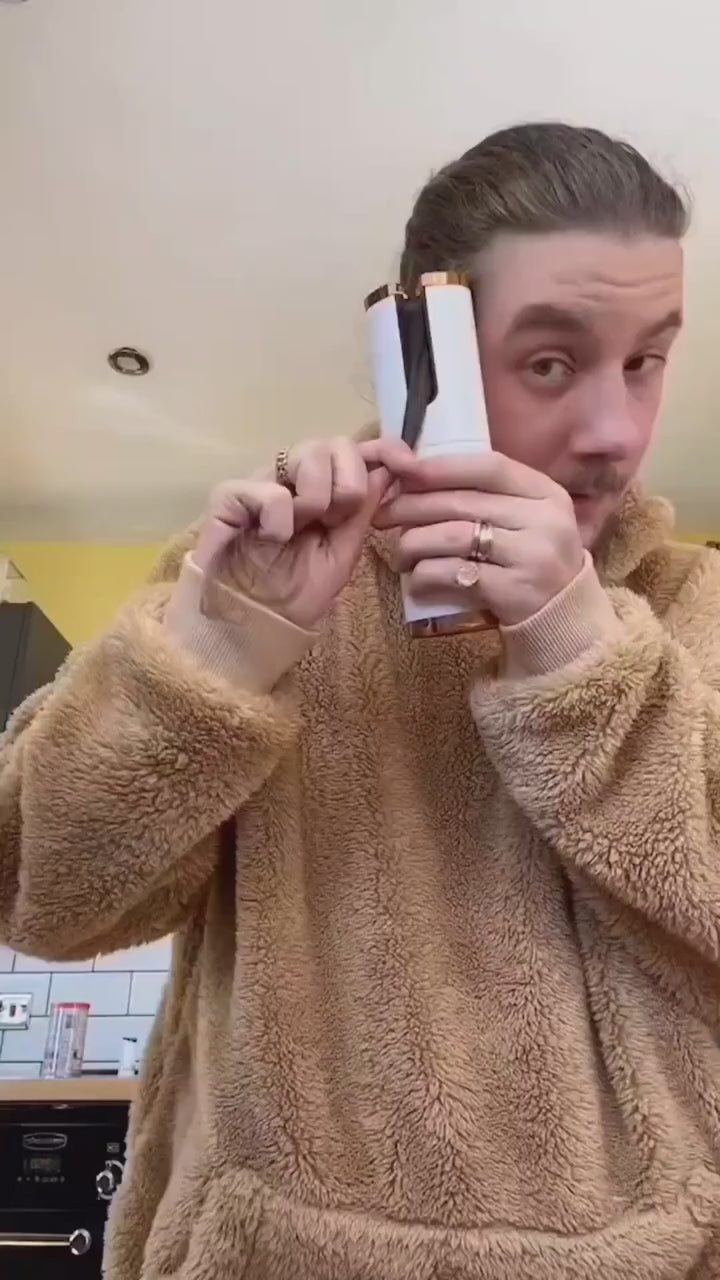 Wireless Automatic Curling Iron with Rechargeable Battery